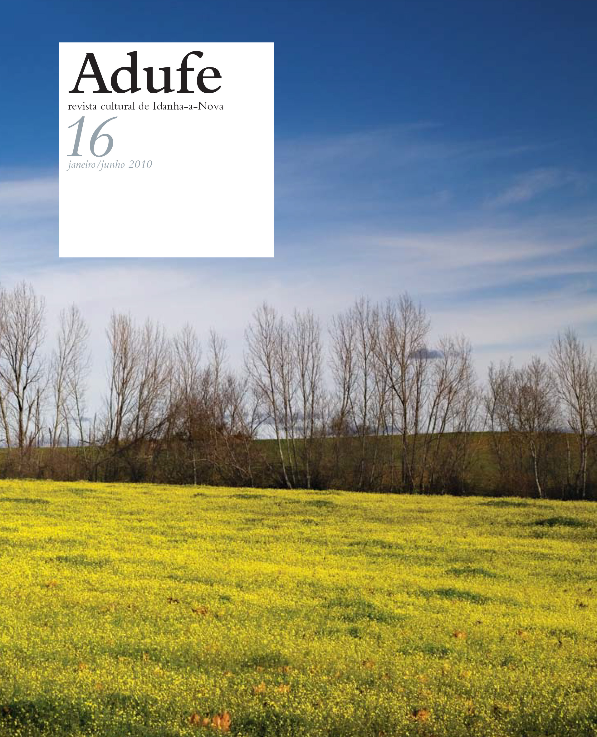 Adufe 16 Capa