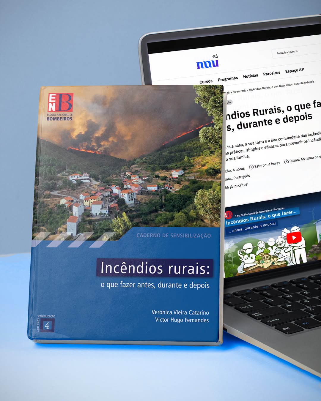 Escola Nacional De Bombeiros Disponibiliza Caderno De Sensibilização Sobre Incêndios Rurais