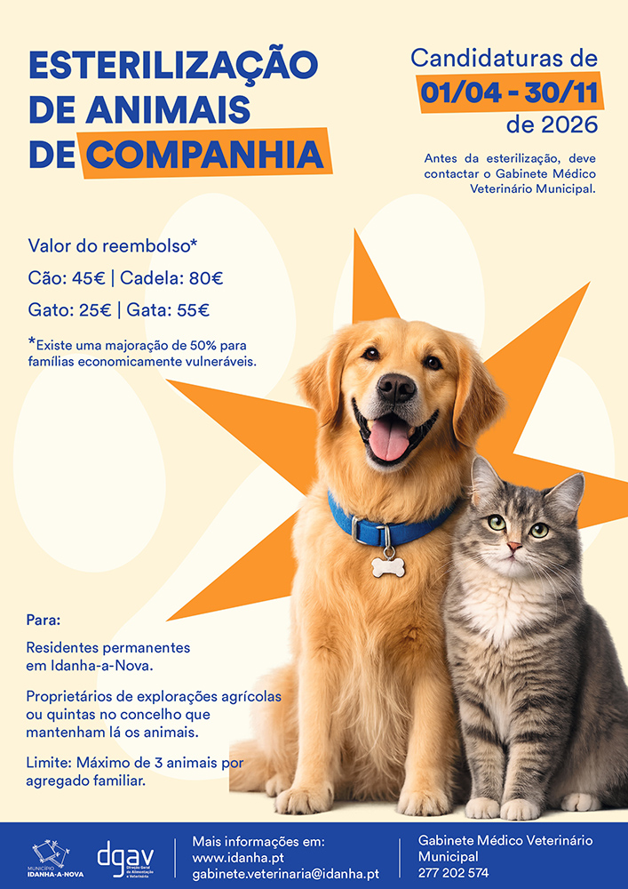 Cartaz Esterilização Animais