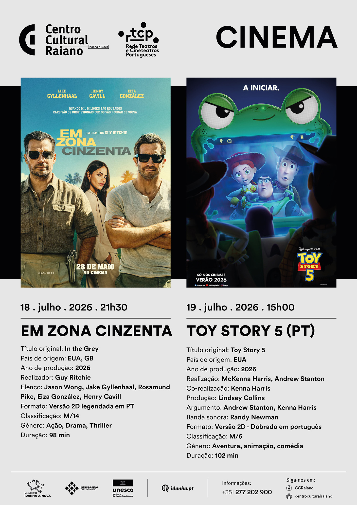 Cinema Julho 2026 A4
